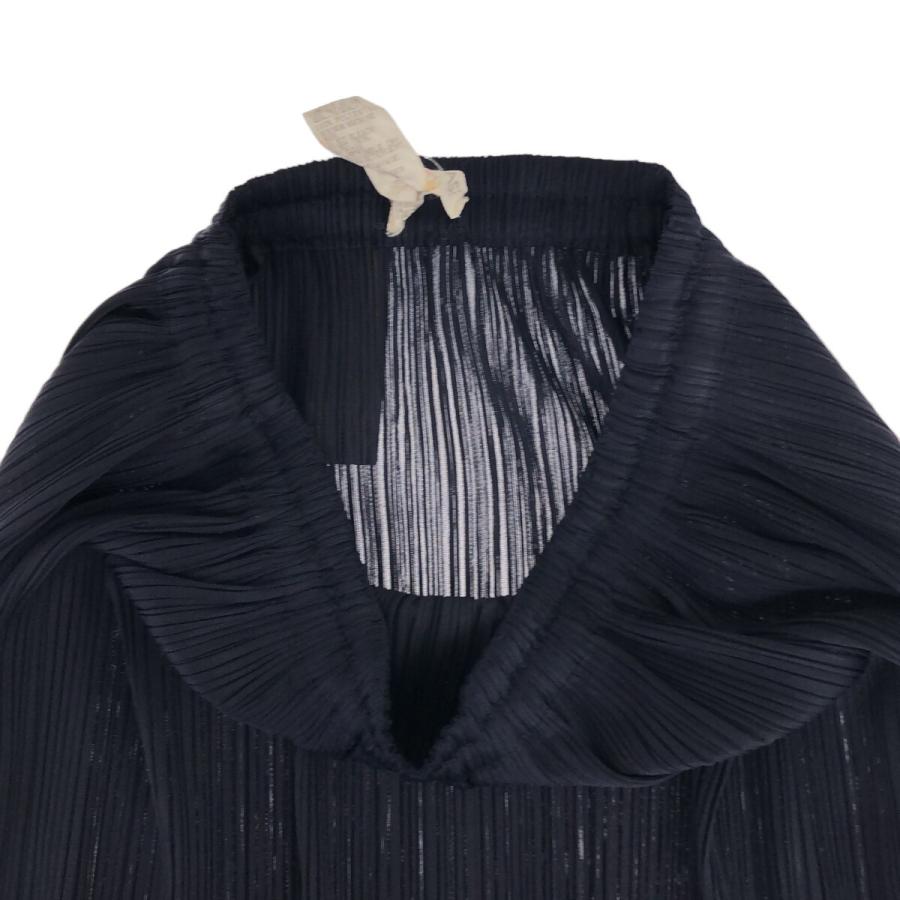 PLEATS PLEASE ISSEY MIYAKE プリーツプリーズ イッセイミヤケ 2000AW ポリエステルプリーツロングスカート ネイビー 2 PP04-JG611 ITCG3Q1KBEC5｜modescape｜04