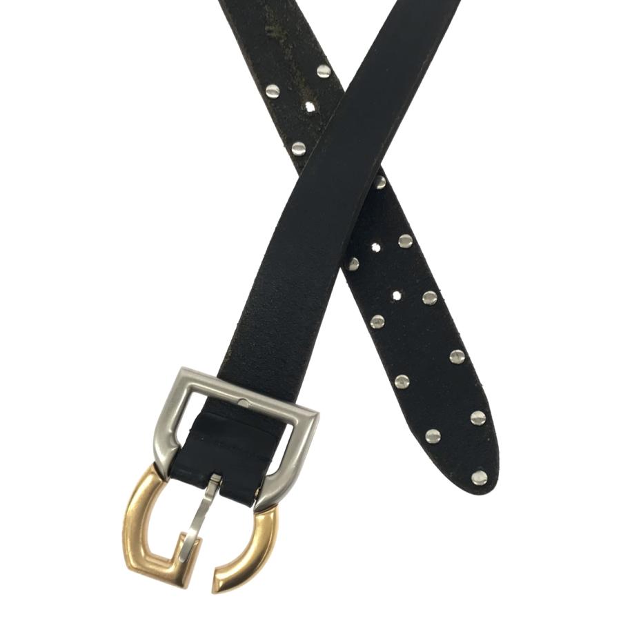 DOLCE&GABBANA（ドルチェ & ガッバーナ） ダメージ加工レザーベルト 