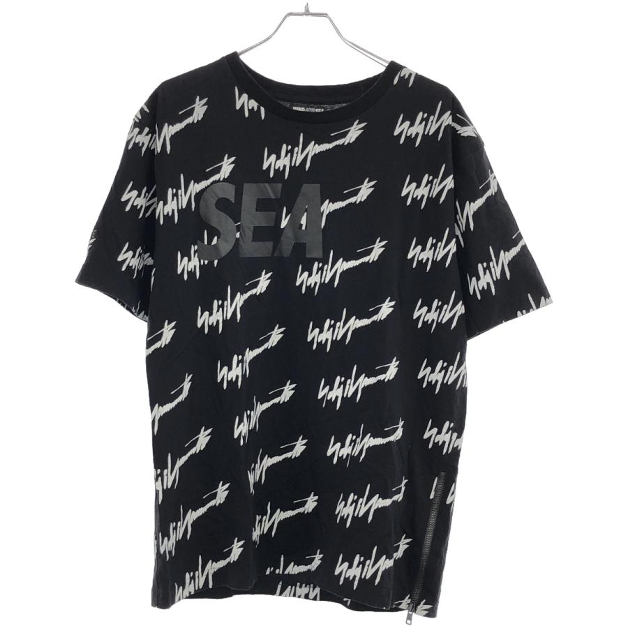 WILDSIDE YOHJI YAMAMOTO×WIND AND SEA ワイルドサイド ヨウジヤマモト×ウィンダンシー 22SS Monogram Print T-shirt ロゴプリントTシャツ ITCGVXN4ITK8 | シャツ
