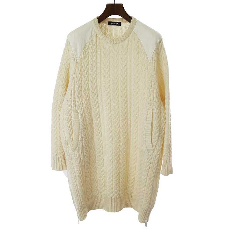 UNDERCOVER（アンダーカバー） 18AW レザーパッチ サイドジップ ウール 