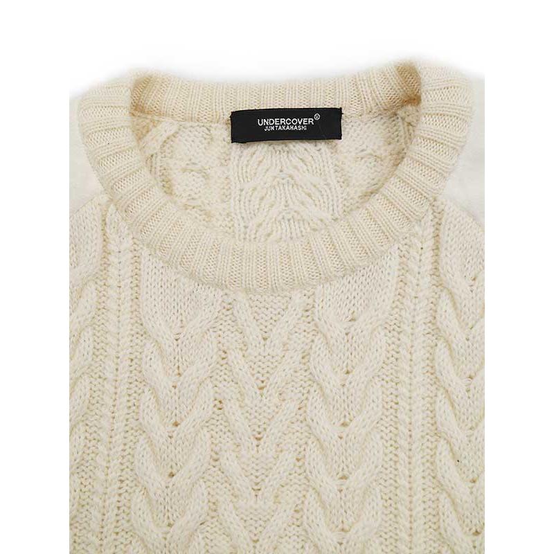 UNDERCOVER（アンダーカバー） 18AW レザーパッチ サイドジップ ウール 