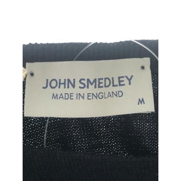 JOHN SMEDLEY ジョンスメドレー BEAMS F別注 CHELTON ボートネックプルオーバーニット ブラック サイズ:M メンズ ITCI7QKVTP3C｜modescape｜03