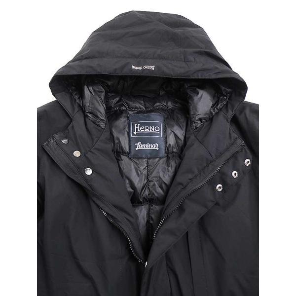 HERNO（ヘルノ） 17AW LAMINAR SARTORIAL ENGINEERING GORE-TEX ダウンコート ブラック 48 ...