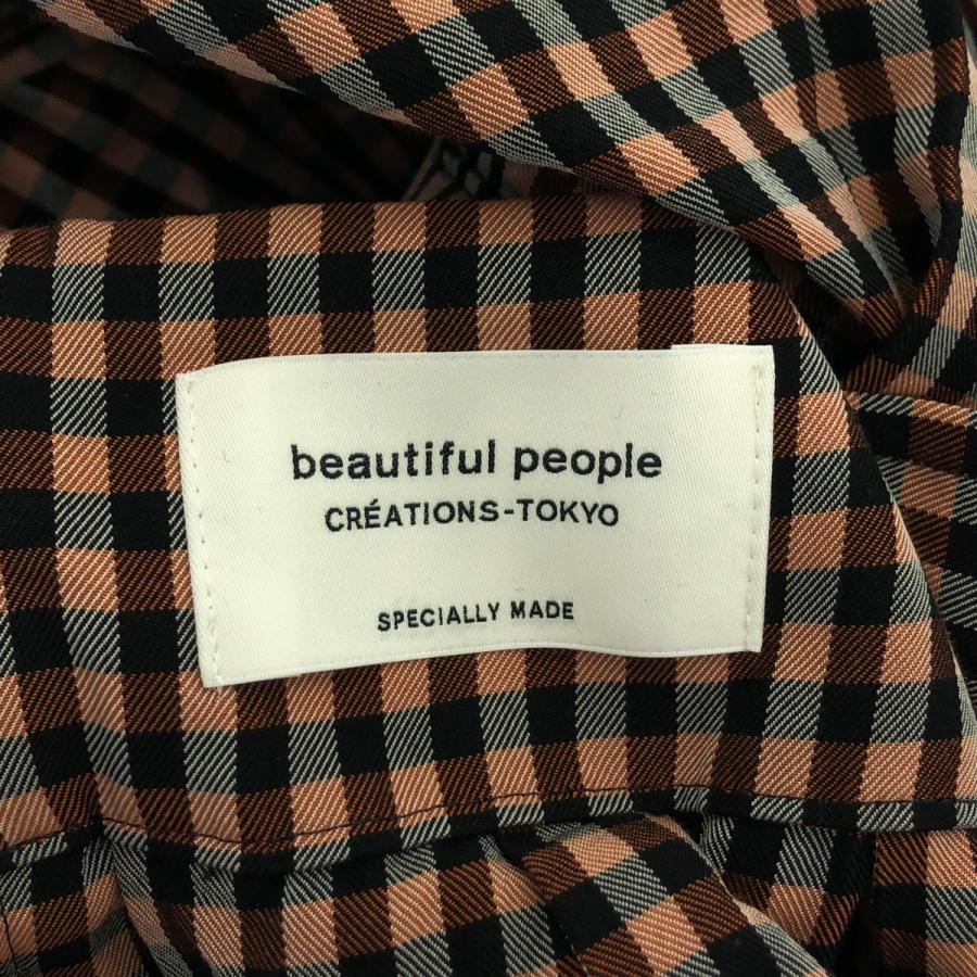 beautiful people（ビューティフルピープル） バックリボンチェック 