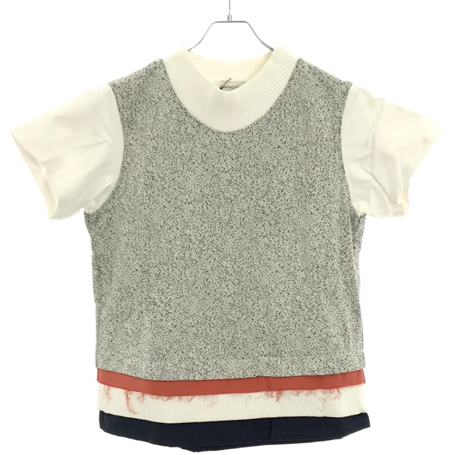 NAMACHEKO ナマチェコ 20SS OONGA SHIRT デザインニットトップス NAMACHEKO ナマチェコ 20SS OONGA SHIRT デザインニットトップス