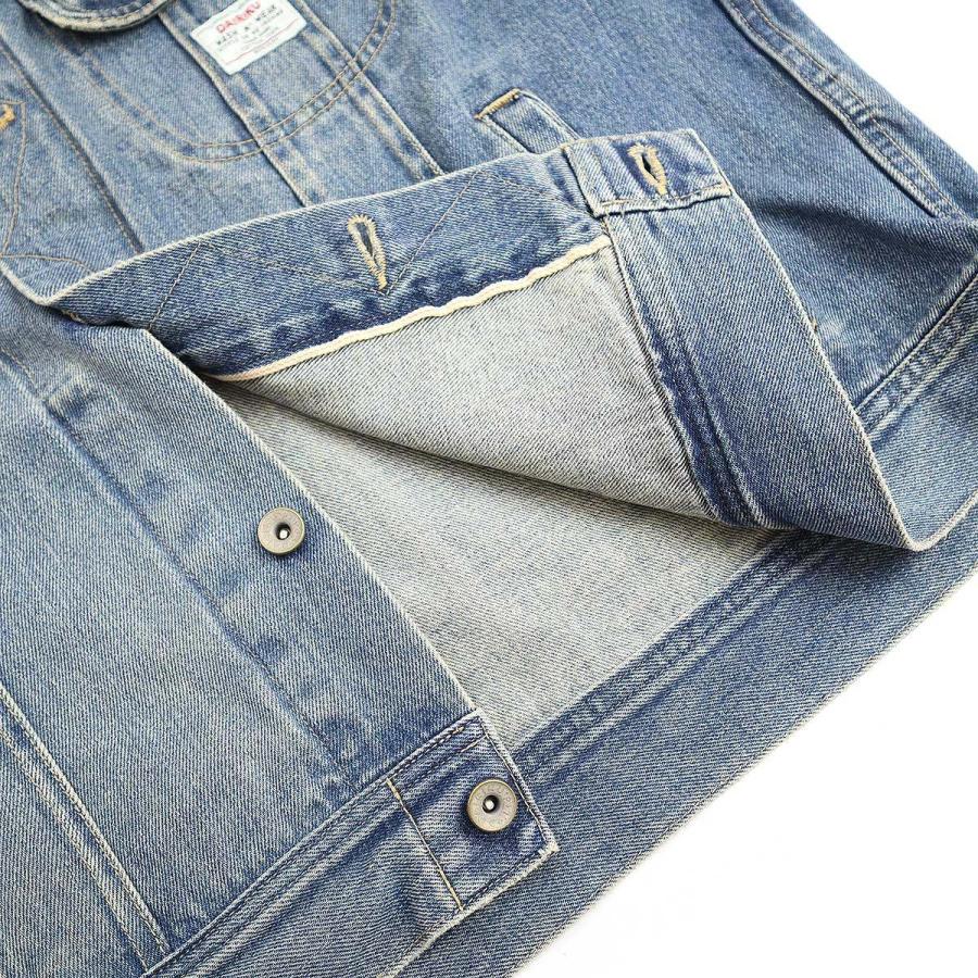 DAIRIKU ダイリク 22AW Cross Embroidery Vintage Denim Jacket