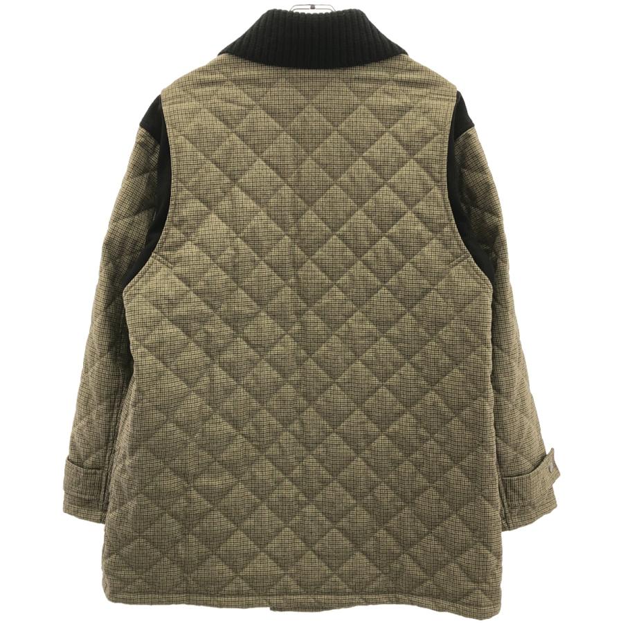 MATSUFUJI マツフジ 21AW Wool Quilted Knit Collar Coat  コート M213-0201 ベージュ 3 MATSUFUJI（マツフジ） 21AW Wool Quilted Knit Collar Coat コート
