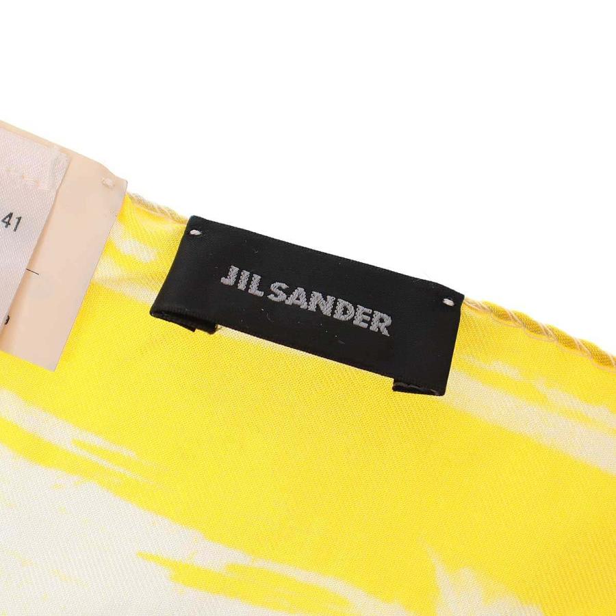 JIL SANDER ジルサンダー 13SS ロゴペイントシルクスカーフ 906009 