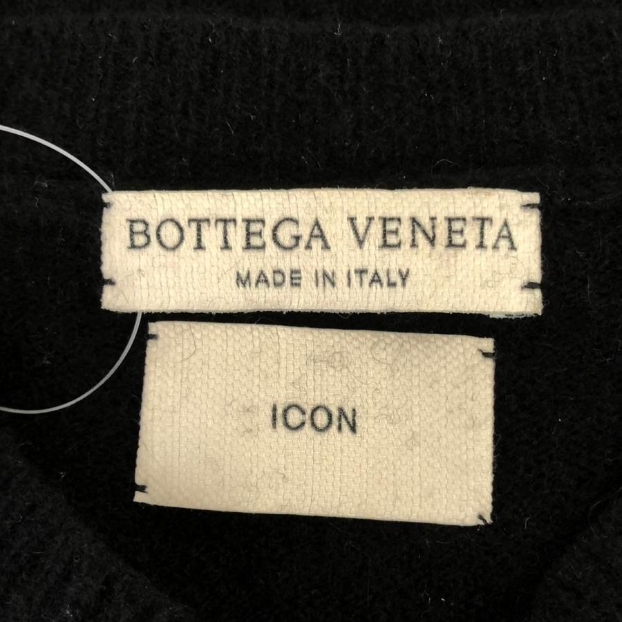 BOTTEGA VENETA - BOTTEGA VENETA ボッテガヴェネタ ICON カシミヤプルオーバーニットセーター 604910 VKJX0 ブラック 36 BOTTEGA VENETA ボッテガヴェネタ ICON カシミヤプルオーバー