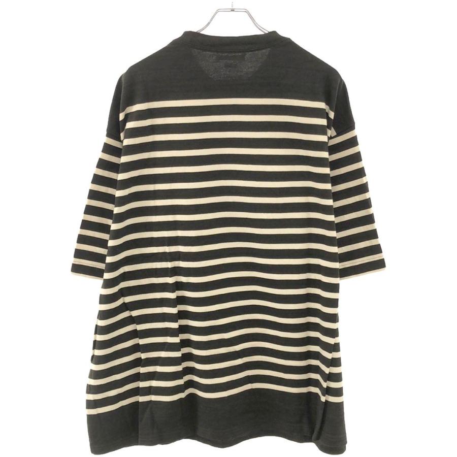 BLURHMS（ブラームス） 22SS Border Super Size Tee オーバーサイズ 