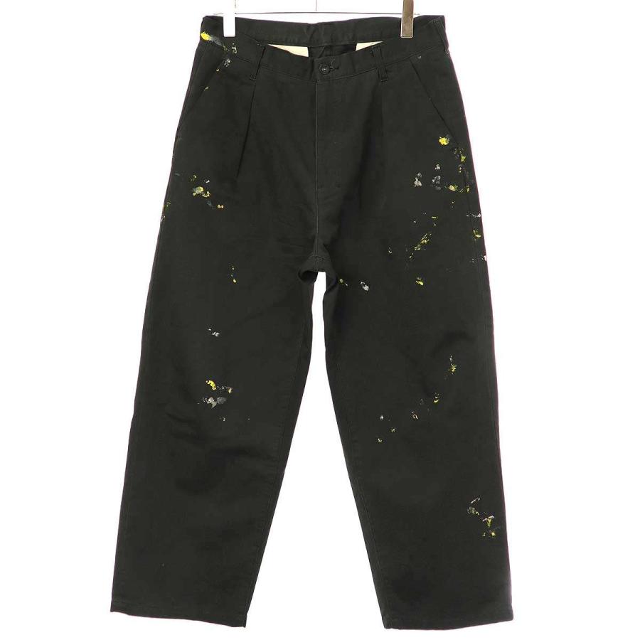 ANCELLM アンセルム 23AW PAINT CHINO TROUSERS ペイントチノトラウザーズパンツ ANC-PT29-B ブラック 3  ITCQQ5C0DSXC : MODESCAPE Yahoo!ショップ - 通販 - Yahoo!ショッピング
