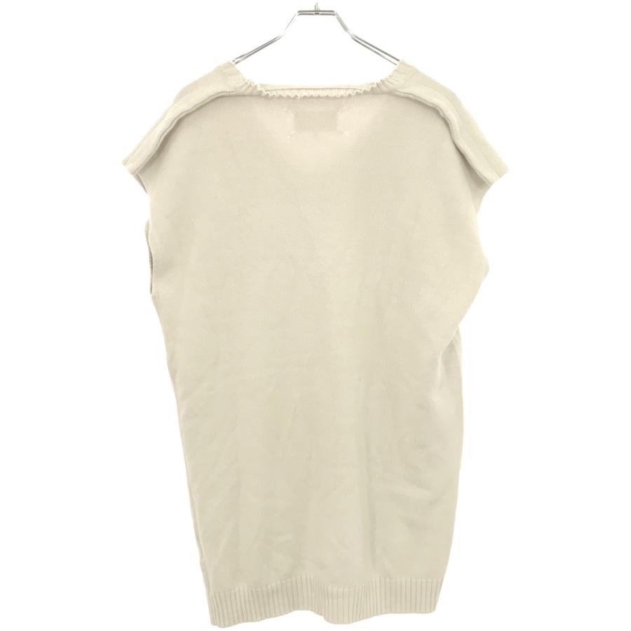 Maison Margiela1 メゾン マルジェラ 20SS Vネックニットドレスワンピース S51CU0157 アイボリー XS Maison Margiela（メゾンマルジェラ） Maison Margiela1 メゾン