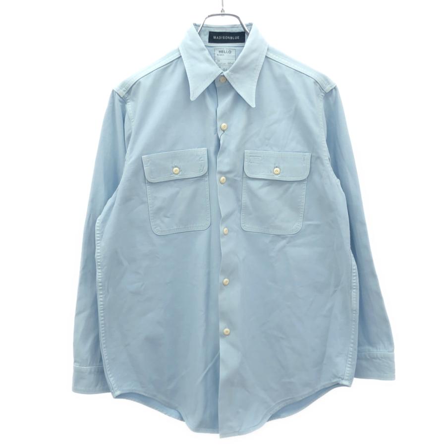 【美品】MADISON BLUE サイズ01 ハンプトンシャツ MADISON BLUE（マディソンブルー） 21SS HAMPTON SH BS PASTEL