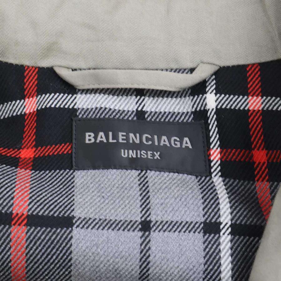 BALENCIAGA バレンシアガ 24SS Oversized Cropped Twill Trench