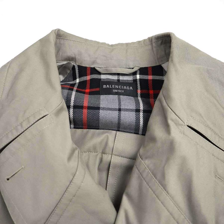 BALENCIAGA バレンシアガ 24SS Oversized Cropped Twill Trench