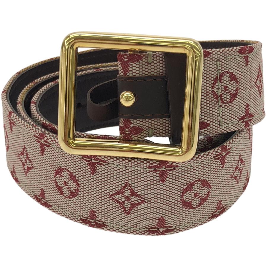 LOUIS VUITTON ルイヴィトン サンチュール ベルト ボルドー 小物 中古・古着通販】LOUIS VUITTON (ルイ ヴィトン) エピサンチュール