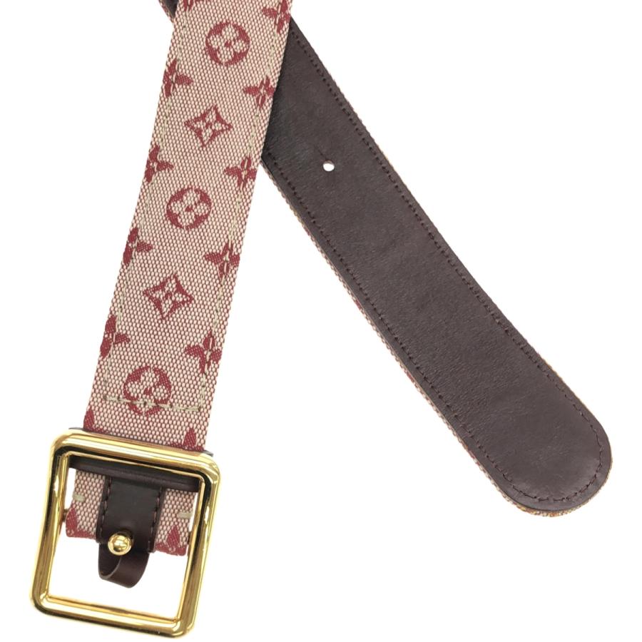 LOUIS VUITTON ルイヴィトン ミニサンチュール80 モノグラムキャンバスベルト シリアルナンバーSR0063 ピンク 80/32 LOUIS VUITTON（ルイ・ヴィトン） ミニサンチュール80 モノグラム
