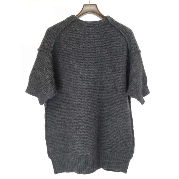 Zhor&Nema ゾーアンドネマ ビジュー装飾ウールアルパカニット グレー S レディース ITCURCGOFC7E | Zhor&Nema | 01