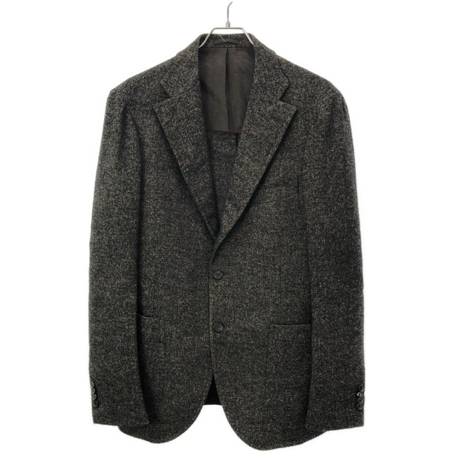 シルク混/UNITED ARROWS テイラードジャケット 黒 52 イタリア製 シルク混/UNITED ARROWS テイラードジャケット 黒 52 イタリア製