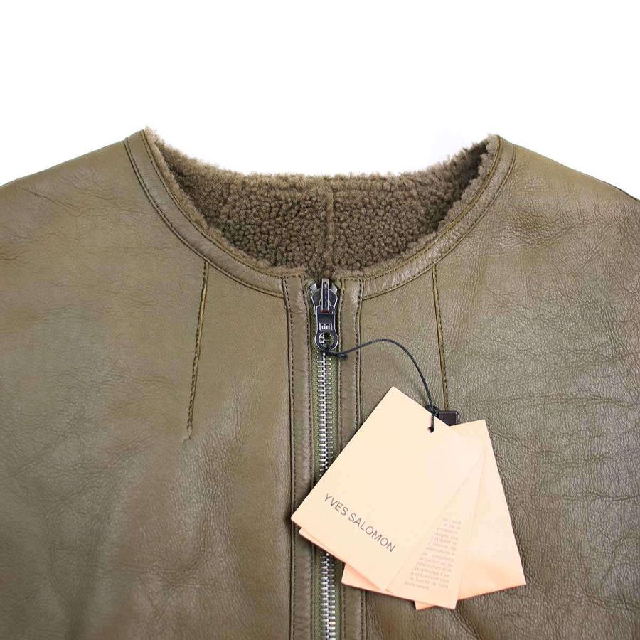 YVES SALOMON イブ サロモン COAT MERINOS LAMB リバーシブル