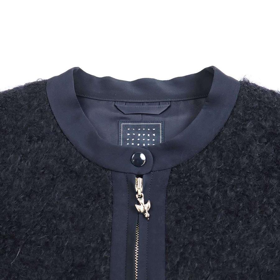 mina perhonen - mina perhonen ミナペルホネン 23AW ikuisuus フレンチスリーブブルゾン aba2391 ネイビー 38 mina perhonen ミナペルホネン 23AW ikuisuus フレンチスリーブ