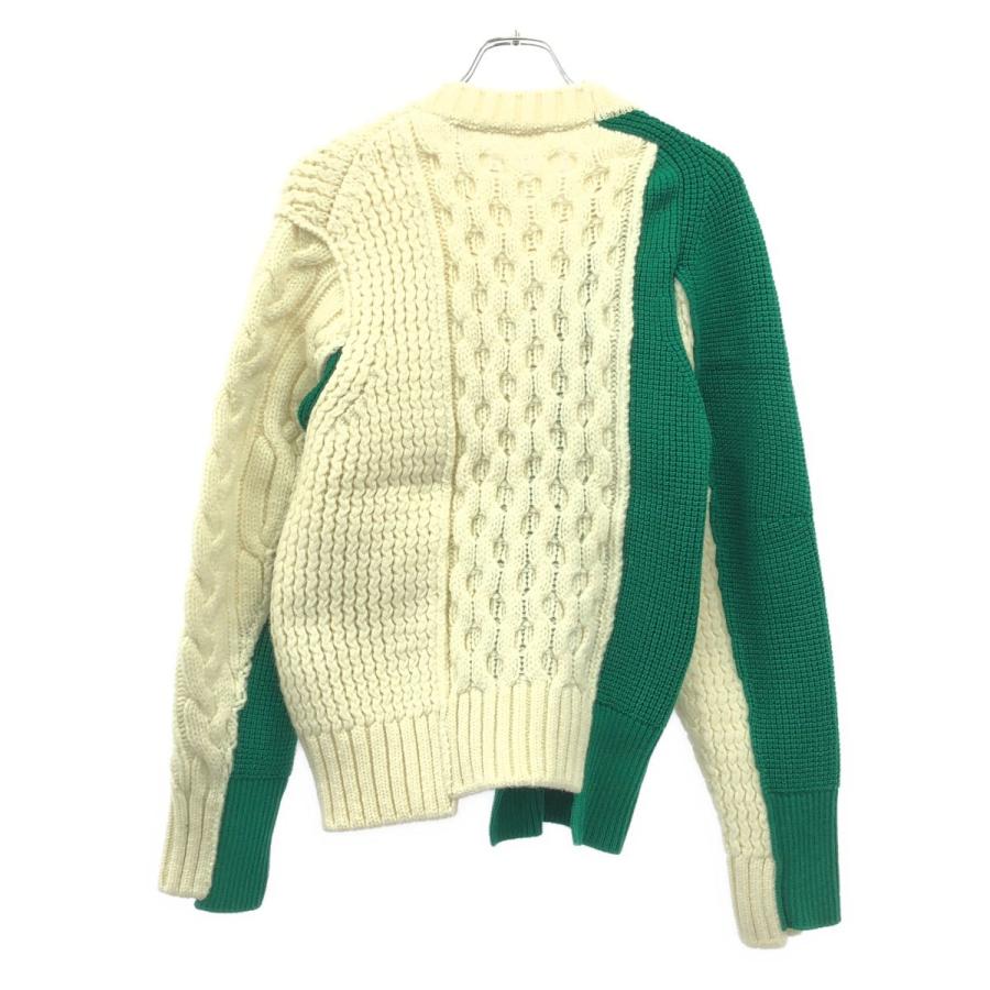 sacai（サカイ） 21AW Wool Knit Zip Up Blouson ウールニットジップ 