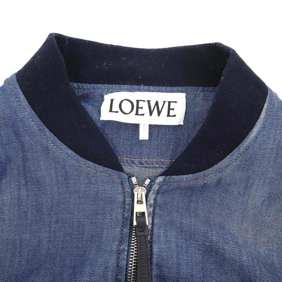 LOEWE（ロエベ） 24SS ドロップショルダークロップドデニムボンバー