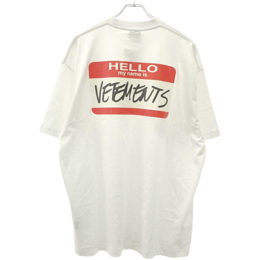 VETEMENTS（ヴェトモン） 22SS My Name Is tag-print T-shirt Tシャツ 