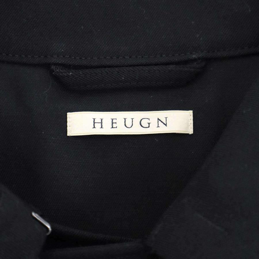 HEUGN ユーゲン albert coat 019 ウールギャバジンステンカラーコート