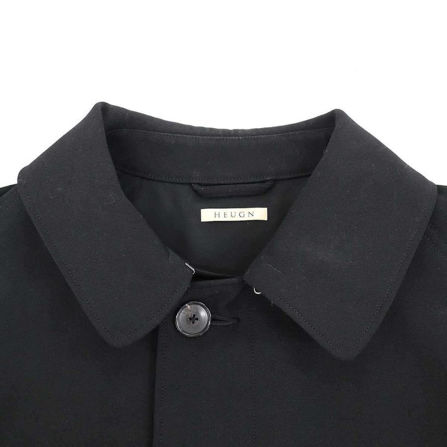 HEUGN ユーゲン albert coat 019 ウールギャバジンステンカラーコート