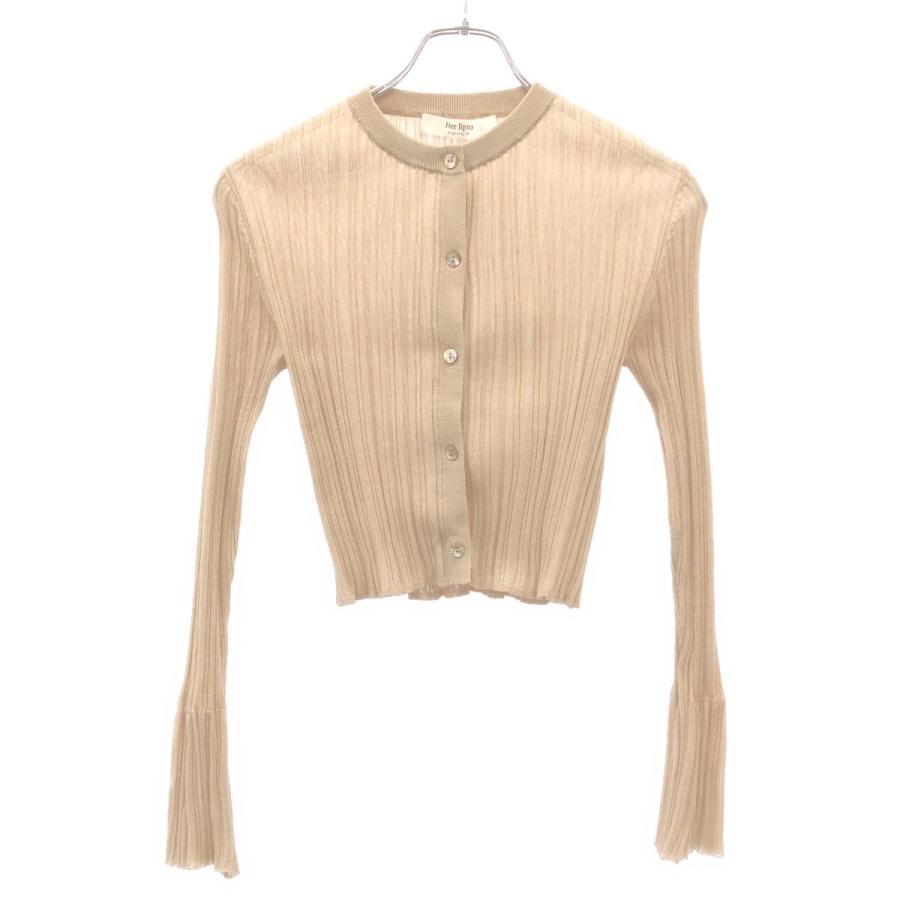 Her lip to ハーリップトゥ Random Ribbed Knit Cardigan リブニット