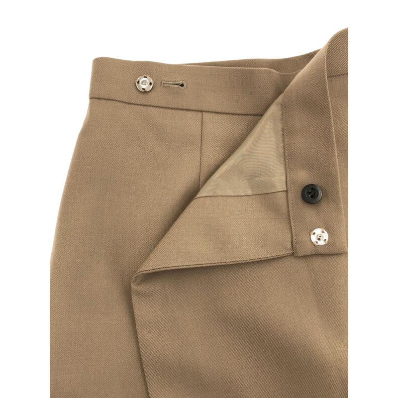 HYKE（ハイク） 15AW ウールモヘアクロップドキュロットパンツ