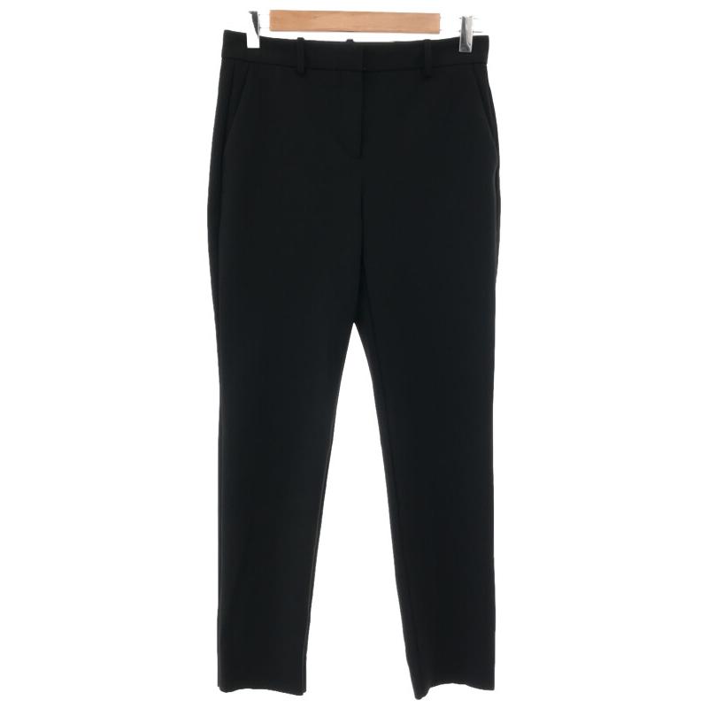 theory セオリー SETTLE ナイロンストレッチスリムクロップドパンツ 
