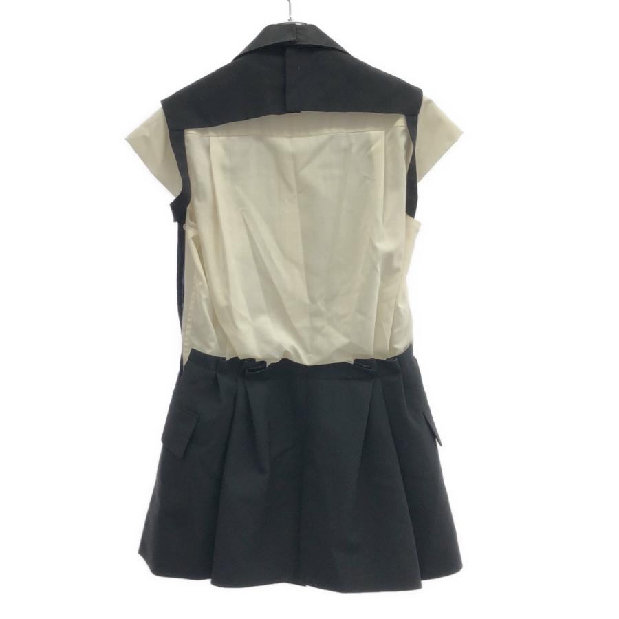 【美品】  sacai / サカイ | 2022SS | シルク サテン ミックス ドレス ノースリーブ ペチコート付き | 1 | ベージュ | レディース sacai - 【美品】 sacai / サカイ | 2022SS | シルク サテン ミックス