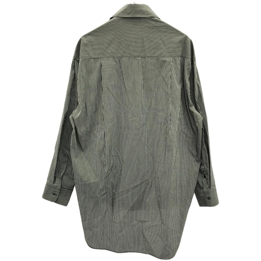 【K5】S ヴェトモン オーバーサイズ シャツ ロゴ VETEMENTS（ヴェトモン） 19SS ロゴ刺繍オーバーサイズストライプ