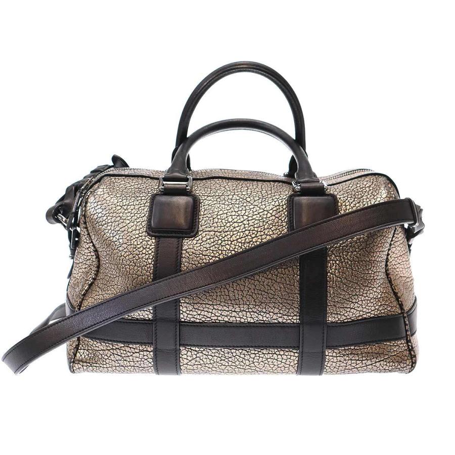 LOEWE（ロエベ） パセオ30 アナグラムミニボストンバッグ ゴールド系 