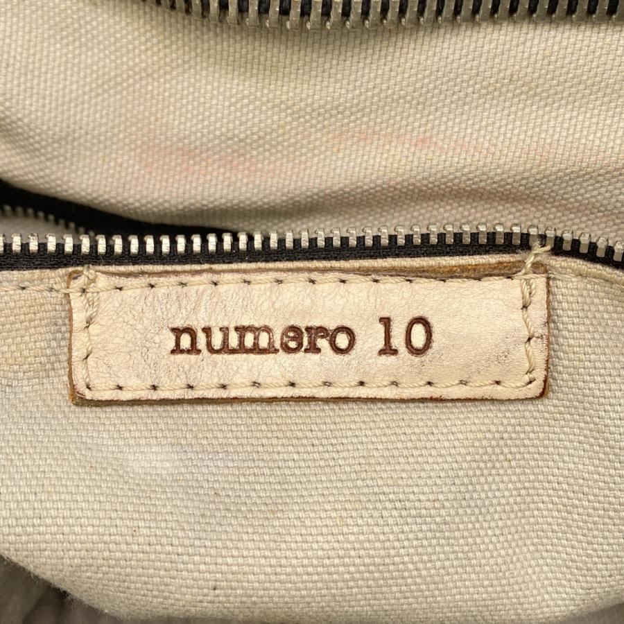 Numero 10 ヌメロディエチ チェックレザー 2WAYボストンショルダー