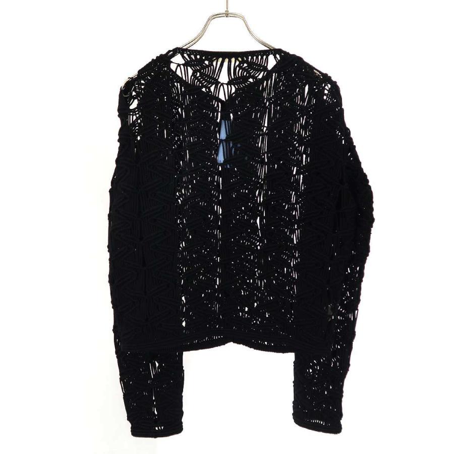 NAMACHEKO ナマチェコ 23SS ASTERA CARDIGAN デザインカーディガン NS23-4100-N1001-9999 ブラック M NAMACHEKO（ナマチェコ） 23SS ASTERA CARDIGAN デザインカーディガン