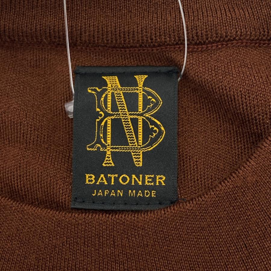 BATONER バトナー 19AW ハイゲージクルーネックニットセーター BN-19FM