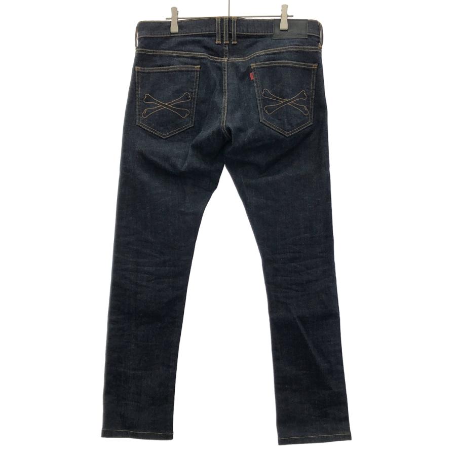 Roen（ロエン） レオパードライン スカルスワロ スキニーデニムパンツ 