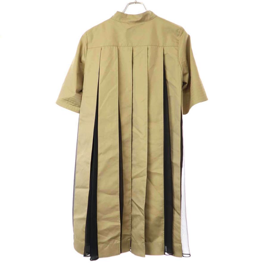sacai サカイ 24SS Cotton Gabardine x Knit Dress コットン sacai サカイ 24SS Cotton Gabardine x Knit Dress コットン