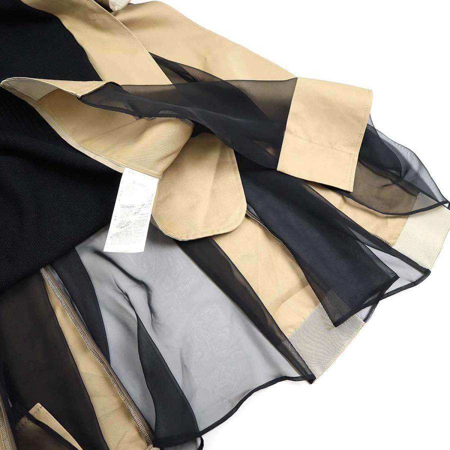 sacai サカイ 24SS Cotton Gabardine x Knit Dress コットン sacai サカイ 24SS Cotton Gabardine x Knit Dress コットン