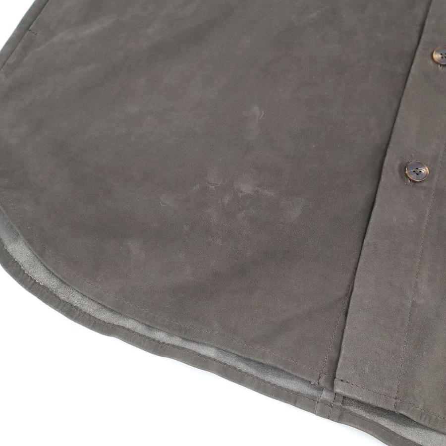 AURALEE（オーラリー） 24SS Calf Nubuck Shirt ヌバックレザーシャツ