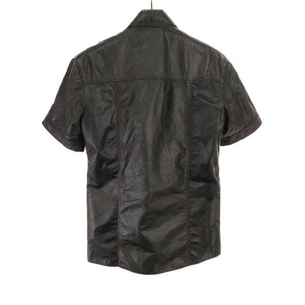 BALMAIN（バルマン） BALMAIN HOMME オム 13SS レザーバイカーシャツ