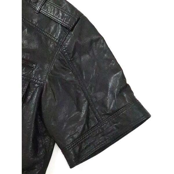BALMAIN（バルマン） BALMAIN HOMME オム 13SS レザーバイカーシャツ
