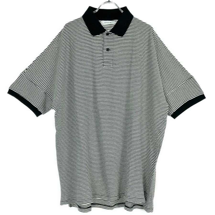 nonnative（ノンネイティブ） CLERK S/S POLO SHIRT C/L PIQUE BORDER 