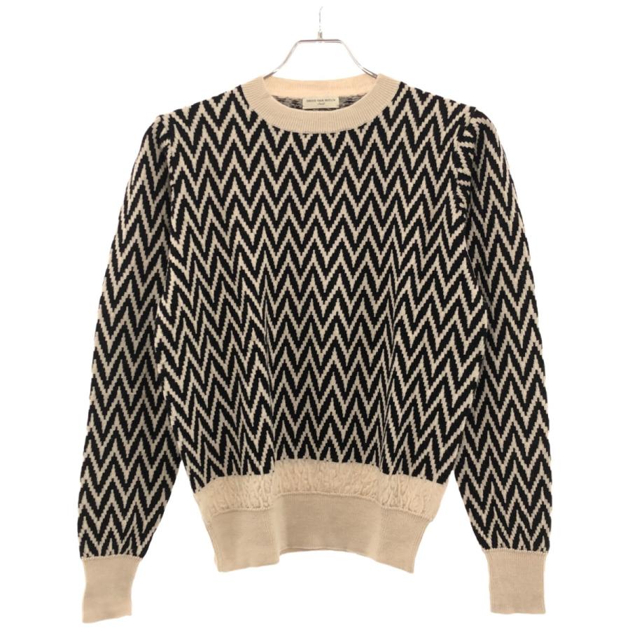 DRIES VAN NOTEN 14aw タイダイ染めウールニットセーター DRIES