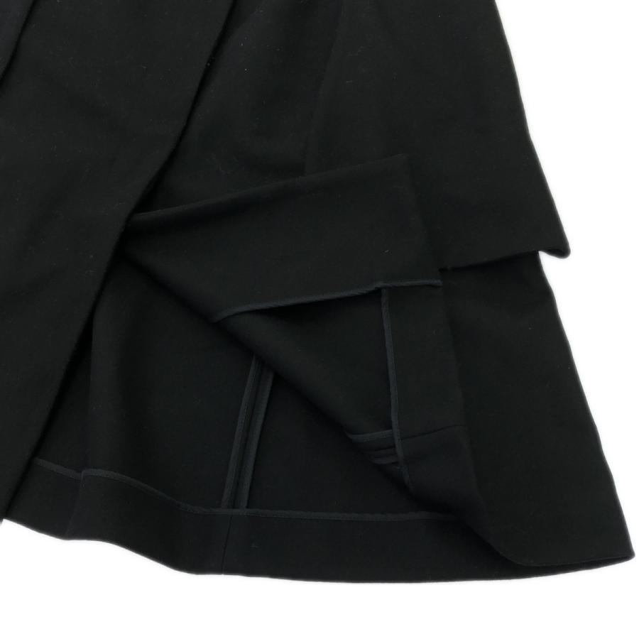 MARNI（マルニ） 13AW カシミヤ混 メルトンケープコート ブラック 38