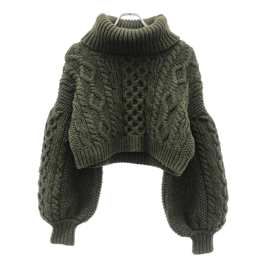 CLANE（クラネ） 18AW HAND CABLE SHORT KNIT TOPS ケーブルショート