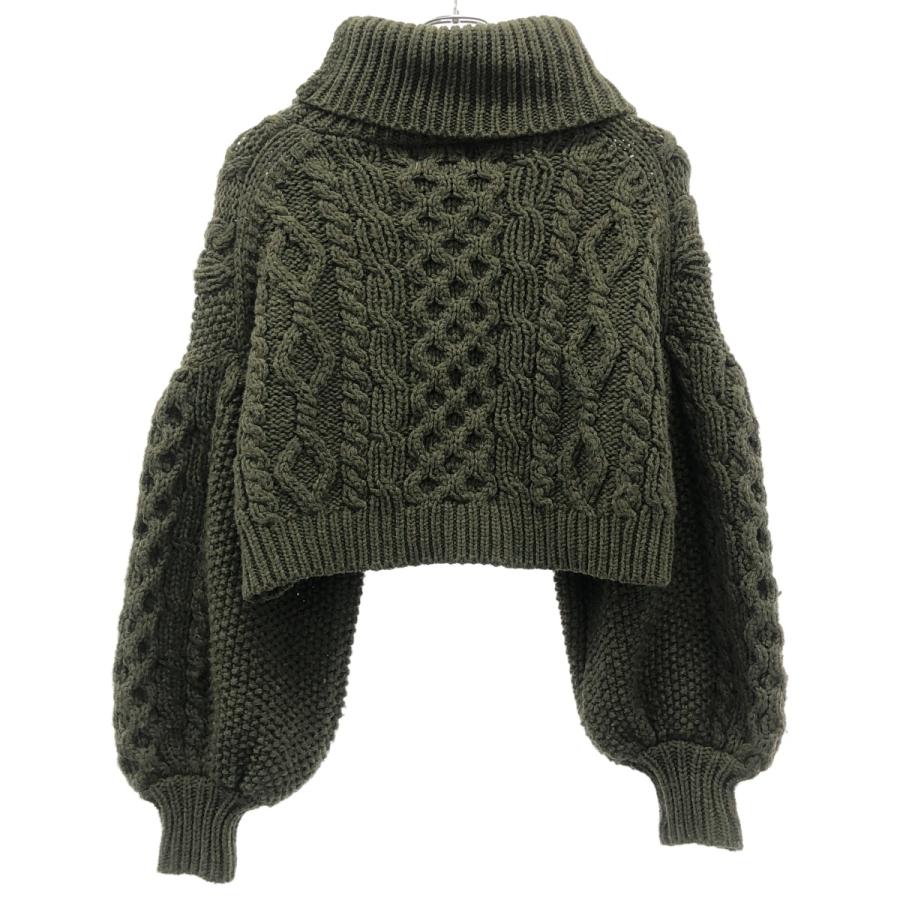 CLANE（クラネ） 18AW HAND CABLE SHORT KNIT TOPS ケーブルショート
